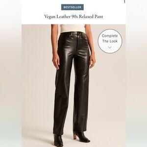 Abercrombie Leather Pants